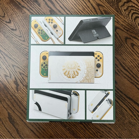 Nintendo Switch OLED Limited Edition Zelda Version Video Game System NEW - Picture 2 of 4